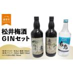 お酒 洋酒 倉吉製造~松井梅酒GINセット