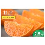 ふるさと納税 果物類 みかん 愛媛県 今治市 先行予約 数量限定 ホリ田ヤ 甘平 2.5キロ KB00820