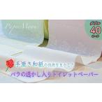 ふるさと納税 雑貨・日用品 高知県 いの町 高級トイレットペーパー・ペーパームーン 緑＆ピンク ／ ダブル ／ 40ロール