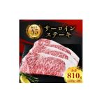 ふるさと納税 牛肉 ステーキ 宮城県 村田町  A5仙台牛 サーロインステーキ 810g(270g×3枚) 1206295