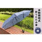 12-012自動開閉式折りたたみ傘 紺