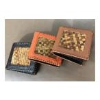 財布 林寿工芸舎 折りたたみ財布 9×8.5×2cmりんご樹皮加工