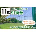 ふるさと納税 福岡県 春日市 ミネシゲ春日ゴルフセンター ゴルフ練習ボール引換券(11枚綴り) ゴルフボール チケット ゴルフ 練習場【ksg0149】【ミネシゲ春日…