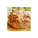 ふるさと納税 肉 ハンバーグ 山形県 酒田市 SA0715 平田牧場 日本の米育ち三元豚焼きハンバーグ 8個
