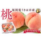 ふるさと納税 もも 福岡県 うきは市 先行予約 道の駅うきは 桃 6玉から7玉 (約2kg) 2025年7月中旬から8月上旬 出荷予定