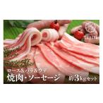 キビまる豚 焼肉 ソーセージ 約 3kg