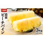ふるさと納税 果物類 沖縄県 竹富町 2025年 先行予約 ピーチパイン 約3kg 3〜4玉 濃密