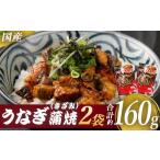 ふるさと納税 鹿児島県 薩摩川内市 ZS-603 国産うなぎ蒲焼(きざみ)合計160g(80g×2袋)