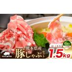 豚肉 しゃぶしゃぶ 定期便6回 田代養豚場