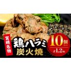 鶏肉 セット 鶏ハラミ炭火焼10個セット 120g