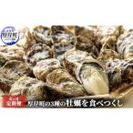 ふるさと納税 牡蠣 生牡蠣 北海道 厚岸町 厚岸町の3種の牡蠣を食べつくし 4ヶ月 定期便 牡蠣 カキ 食べ比べ No.5863-0557