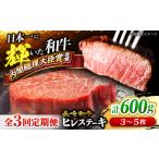牛肉 ヒレ 月1回計600g×3回 定期便