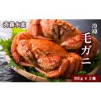 カニ 毛ガニ 大サイズ 冷凍毛がに約650g×2尾