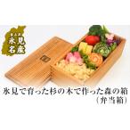 食器 グラス 弁当箱 氷見で育った杉の木で作った森の箱