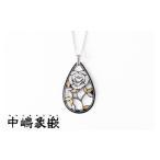 アクセサリー ペンダント 中嶋象嵌 透かしバラペンダント