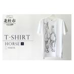 服 男 HORSE T-SHIRT WHITE