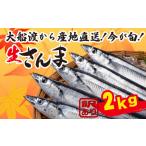 ふるさと納税 魚貝類 さんま 岩手県 大船渡市 2025年先行予約 訳ありさんま2kg 2025年9月〜発送予定 Sashimi FISH 魚 新鮮 ごはん 夕飯 おかず おつまみ 晩酌…