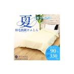 タオル 寝具 掛け布団 洗える 春夏用シングルダウン90%ダウ…