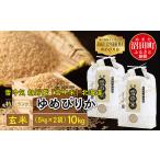 ショッピングふるさと納税 先行予約 ふるさと納税 北海道 沼田町 【先行予約】令和6年産 特Aランク米 ゆめぴりか 玄米 10kg（5kg×2袋）発送月が選べる 雪冷気 籾貯蔵 雪中米 北海道