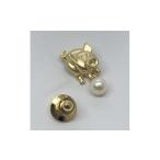 アクセサリー 5-03 産あこや真珠7.0mm金色メッキタックピン