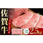 牛肉 サーロイン 佐賀牛 贅沢 サーロインステーキ 250g×10枚