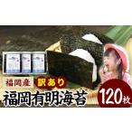 ふるさと納税 魚貝類 のり 福岡県 小竹町 訳あり 海苔 のり 有明海 120枚 《45日以内に出荷予定(土日祝除く)》 福岡有明のり 福岡産のり 有明海 全型120枚 40…