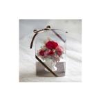 花 苗木 赤薔薇 ピンク紫陽花のプリザーブドフラワーアレン…