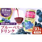 岩手缶詰 ブルーベリードリンク30本入り