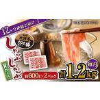 豚肉 ロース 月1回約1.2kg×12回定期便