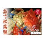 ふるさと納税 カニ 松葉ガニ 京都府 京丹後市 ボイル 松葉ガニ 姿（訳あり）／日本海産　ブランド蟹　茹で松葉蟹 訳あり 大サイズmatubakani900　2匹入り　茹…