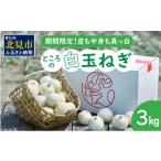 ふるさと納税 野菜類 玉ねぎ 北海道 北見市 予約:2025年7月中旬から順次発送 ところの白玉ねぎ 3kg ( 玉ねぎ タマネギ 玉葱 野菜 白玉ねぎ 3キロ 期間限定 …