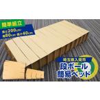 タオル 寝具 段ボール簡易ベッド 1301171