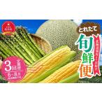 ふるさと納税 セット・詰合せ 北海道 旭川市  先行予約 とれたて旬鮮便〜北海道旭川市から旬の定期便〜 野菜 アスパラ グリーンアスパラ アスパラガス ゴール…