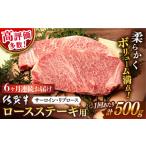 牛肉 ロース 6回定期便 佐賀牛 ステーキ 500g