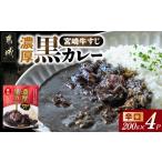 加工品等 レトルト 宮崎牛すじ濃厚黒カレー