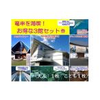 入場券 優待券 水族館 資料館 展示館 3館入場券セット