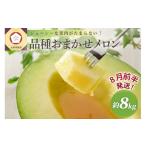 ふるさと納税 メロン メロン青肉 青森県 五所川原市  2026年8月前半発送 青森のメロン約8kg青肉4〜6玉秀〜優 8月前半発送（1日〜15日）