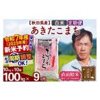 ふるさと納税 秋田県 北秋田市 ※令和6年産 新米予約※《定期便9ヶ月》秋田県産 あきたこまち 100kg【白米】(10kg袋) 2024年産 お届け周期調整可能 隔月に調整…