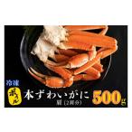 ふるさと納税 カニ ずわいガニ 茨城県 大洗町 ボイル 本ずわいがに 2肩 500g × 1 カジマ ずわい蟹 ズワイガニ ずわいがに かに カニ 蟹