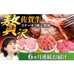 牛肉 ステーキ 牧場直送 6回定期便 佐賀牛