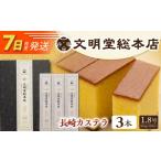 菓子 カステラ 7日発送 長崎カステラ3本 10切