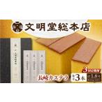 焼菓子 チョコレート 3回定期便 長崎カステラ3本 10切