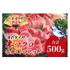 マグロ 本マグロ 養殖 トロ&赤身セット 500g