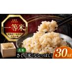 ふるさと納税 玄米 北海道 厚真町  玄米 令和7年産 特A ななつぼし 一等米 さくら米 30kg《厚真町》 とまこまい広域農業協同組合 米 お米 玄米 げんまい ご飯 …