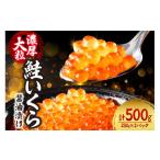 ふるさと納税 いくら 北海道 札幌市 濃厚・大粒 鮭いくら醤油漬け500g(250g×2) 小分け 魚卵 イクラ ikura おすすめ お取り寄せ グルメ お祝い 水産 海鮮 …