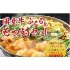 ふるさと納税 モツ鍋 福井県 あわら市 ぷるるんもつ鍋セット(約4〜5人前)越前のホルモン屋 国産牛 / 価格下げました 味噌 モツ鍋 小腸 ホルモン 鍋 国産 国…