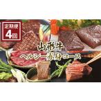 牛肉 モモ 定期便4回 山形牛 ヘルシー赤身コース