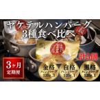 肉 ハンバーグ 定期便 全3回 格之進\超 TVでも紹介