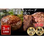 肉 ハンバーグ 定期便 3ヶ月 絶品ハンバーグ