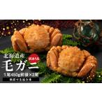ふるさと納税 カニ 毛ガニ 北海道 恵庭市  訳あり品 北海道産 『冷凍』毛ガニ450g前後×2杯 52000401